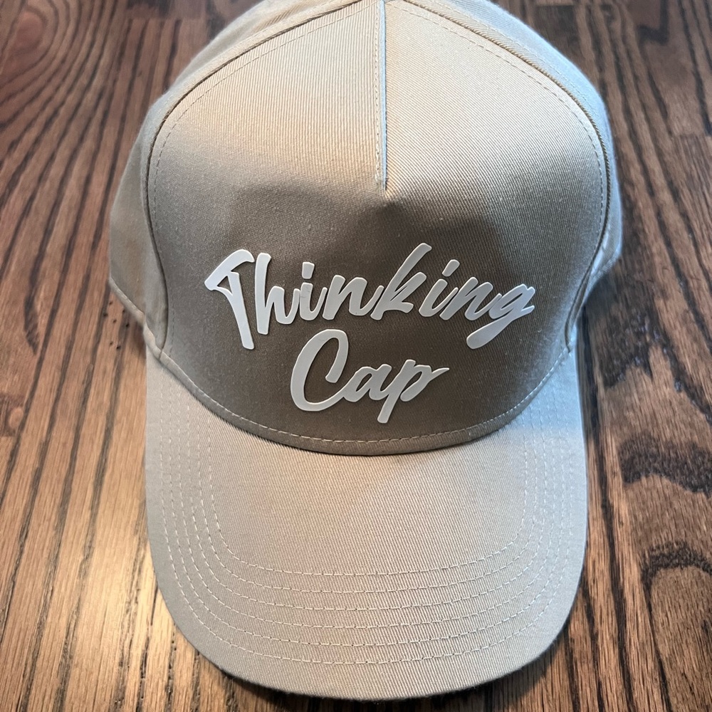 Trucker hat. Worn once. Adjustable strap.
